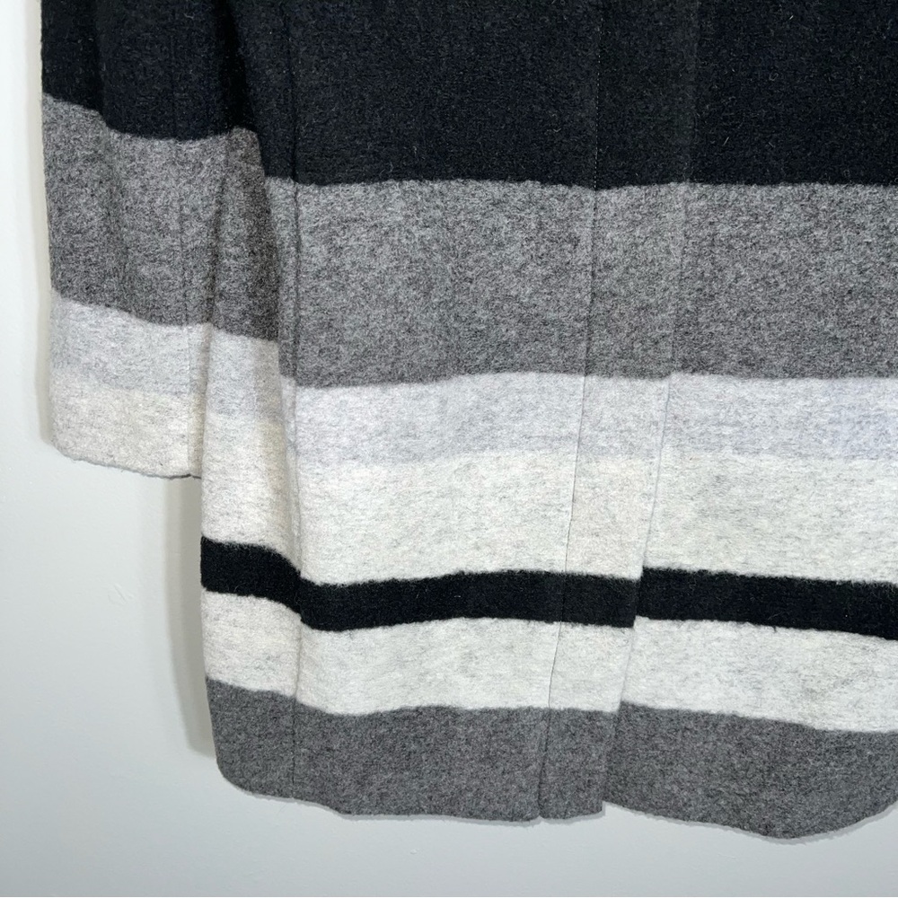 Talbots Wool Blend Button Front Sweater Coat Jack… - image 4